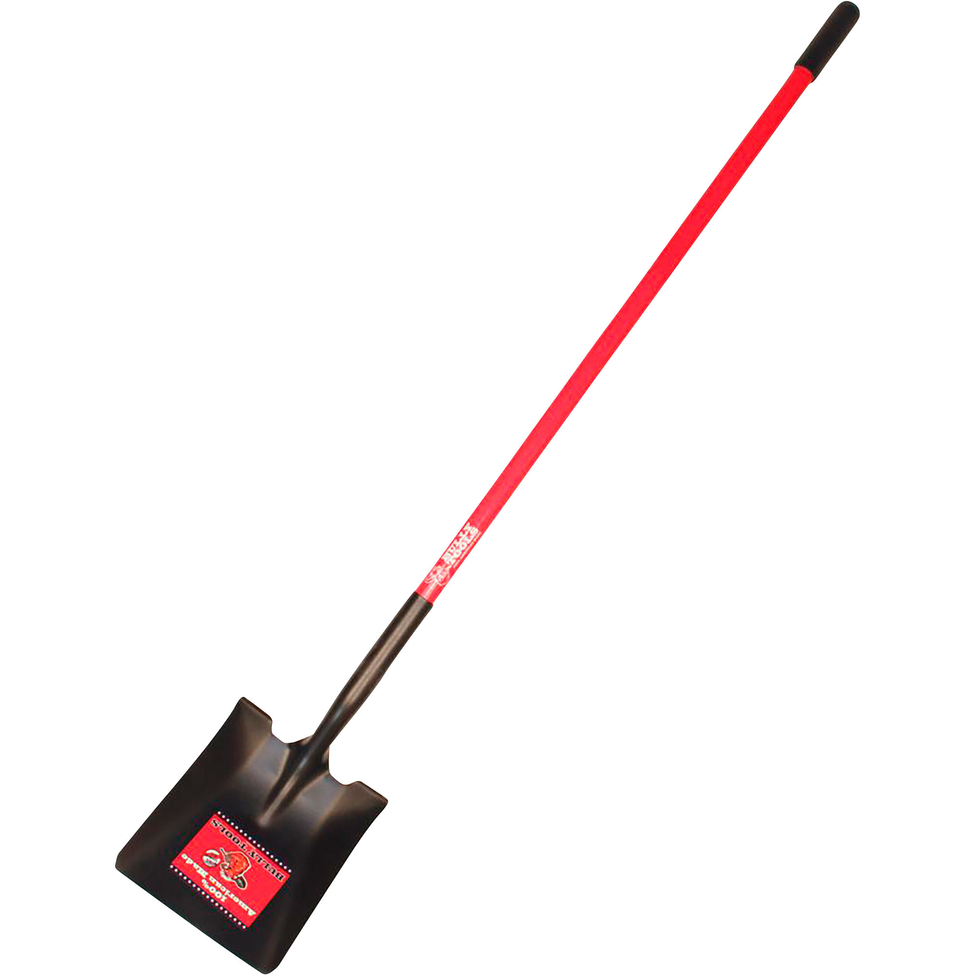 Bully Tools Square-Point Shovel with Long Handle, 59 1/4in.L x 9 1/2in.W, Model# 62525